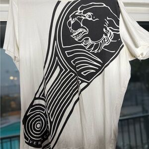 Versace Jeans Collection White Black Graphic Tee